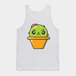 Grumpy Little Cactus Tank Top